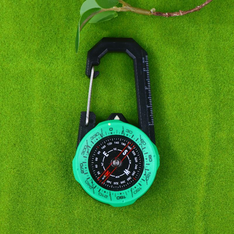 Mini Compass Keychain Portable Survival Compass for Hiking & Camping