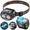 Rechargeable LED Headlamp with Gesture Control Waterproof Outdoor Headlight