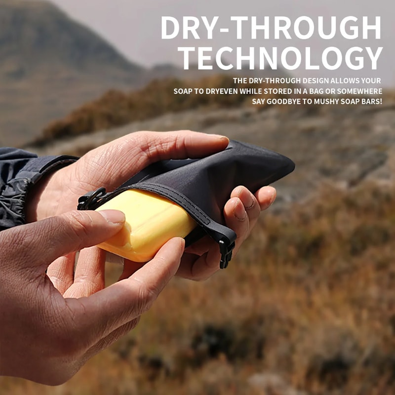 Waterproof Soap Travel Case Quick Dry Leakproof Portable Soap Holder for Travel & Outdoor Use