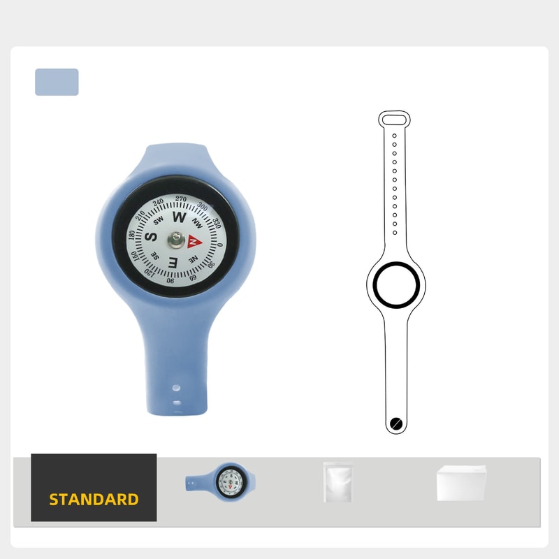 Wearable Wrist Compass For Hiking Survival Navigation Tool 6