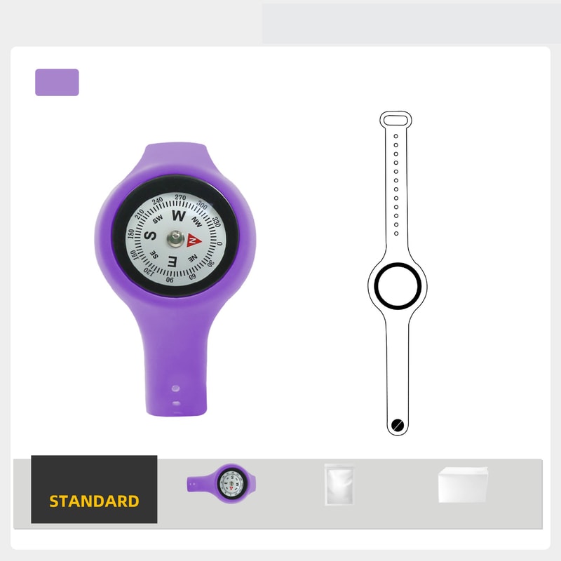 Wearable Wrist Compass For Hiking Survival Navigation Tool 7