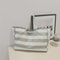 Striped Waterproof Beach Tote Bag Large Capacity Foldable Sandproof Shoulder Bag