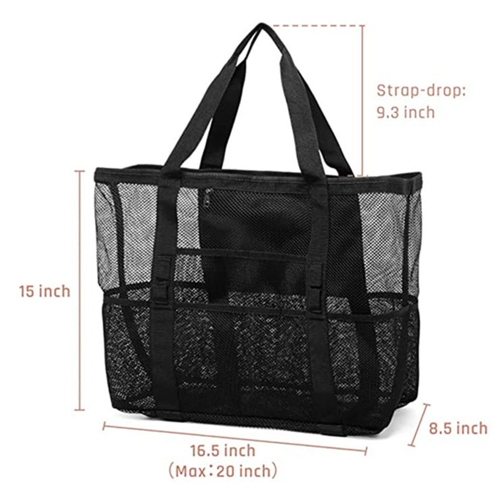 SandFree Mesh Beach Tote Waterproof Large Pool Travel Bag 2