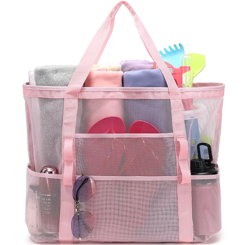 SandFree Mesh Beach Tote Waterproof Large Pool Travel Bag 9