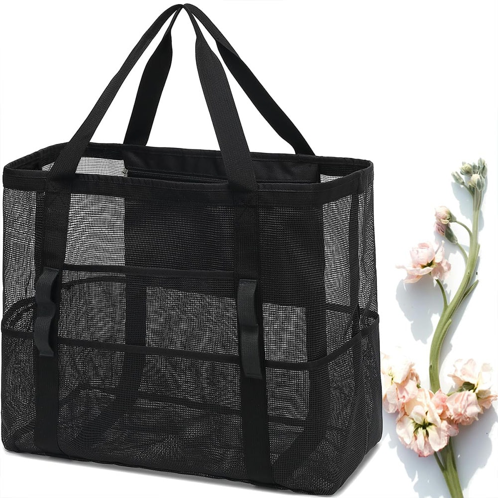 SandFree Mesh Beach Tote Waterproof Large Pool Travel Bag 10