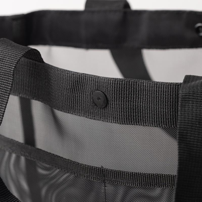 Large Capacity Mesh Beach Bag Waterproof Breathable Travel Tote for Pool Gym & Family Trips