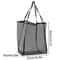 Lightweight Mesh Beach Bag Large Capacity Transparent Tote for Shopping Gym Travel