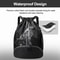 Waterproof Drawstring Gym Backpack With Wet Dry Compartment For Swimming Basketball Fitness 3