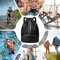 Waterproof Drawstring Gym Backpack With Wet Dry Compartment For Swimming Basketball Fitness 4