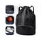 Waterproof Drawstring Gym Backpack With Wet Dry Compartment For Swimming Basketball Fitness 6