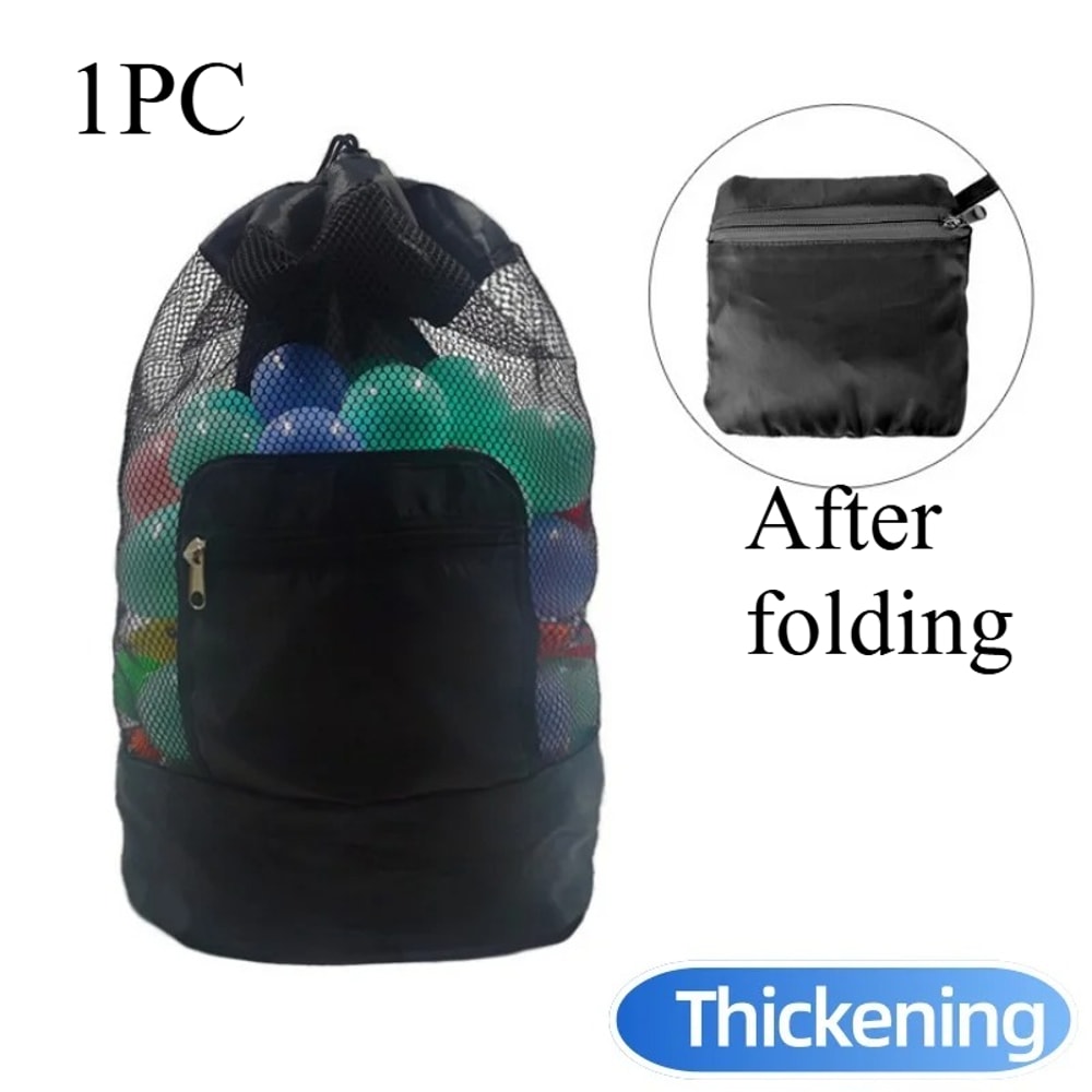 Foldable Mesh Beach Toy Bag Sand Free Travel Organizer For Kids And Families 5