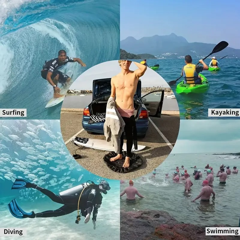 Portable Beach Changing Mat Wet Dry Storage Bag For Wetsuits And Swimwear 4