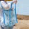 Large Mesh Beach Bag with Zipper Portable Toy Storage Tote for Travel Pool & Daily Use