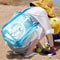 Large Mesh Beach Bag with Zipper Portable Toy Storage Tote for Travel Pool & Daily Use