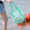 Large Mesh Beach Bag with Zipper Portable Toy Storage Tote for Travel Pool & Daily Use