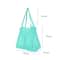 Large Mesh Beach Bag with Zipper Portable Toy Storage Tote for Travel Pool & Daily Use