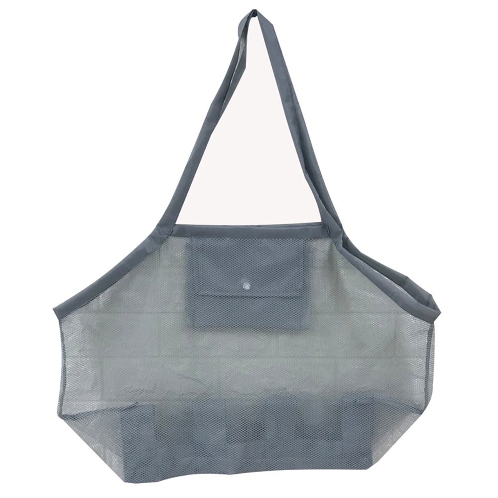 Large Capacity Mesh Beach Bag For Kids Anti Sand Toy Storage Tote Waterproof Travel Organizer 7