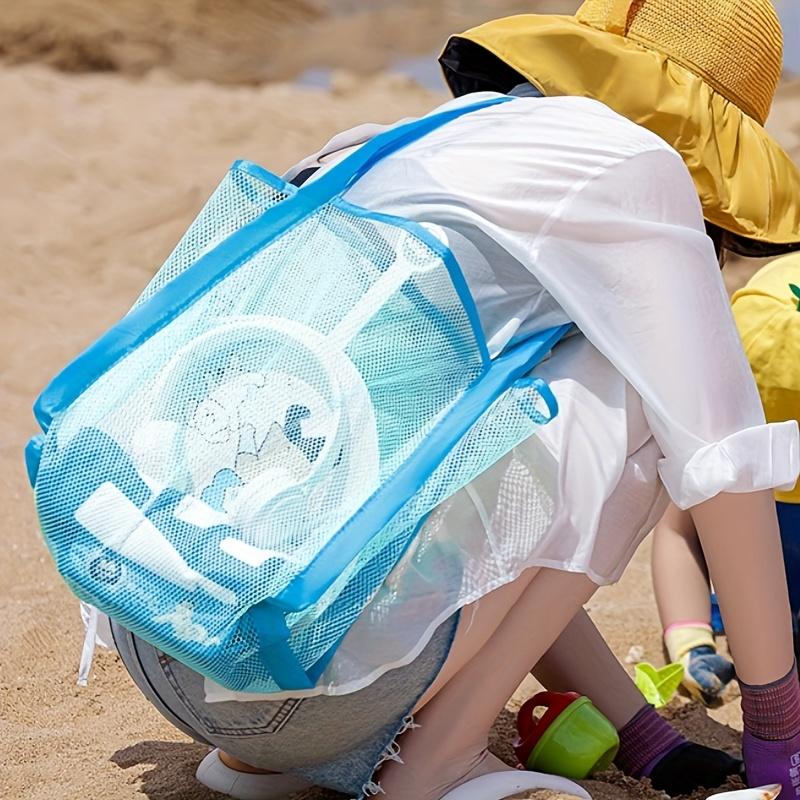 SandFree Mesh Beach Bag Large Capacity Foldable Toy Storage Tote 3