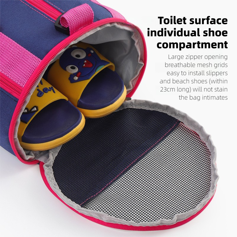 Waterproof Kids Swim Bag With Wet Dry Separation Large Capacity Pool Storage Bag 3