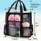 Large Capacity Mesh Beach Bag With Pockets Durable SandFree Organizer Tote 7