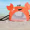 Crab Kids Beach Bag Mesh Shell Collecting Bag Crossbody Backpack For Toy Storage 0