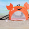 Crab Kids Beach Bag Mesh Shell Collecting Bag Crossbody Backpack For Toy Storage 0