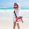Crab Kids Beach Bag Mesh Shell Collecting Bag Crossbody Backpack For Toy Storage 2