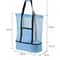 Large Capacity Mesh Beach Bag With Insulated Double Layer Transparent Tote 2