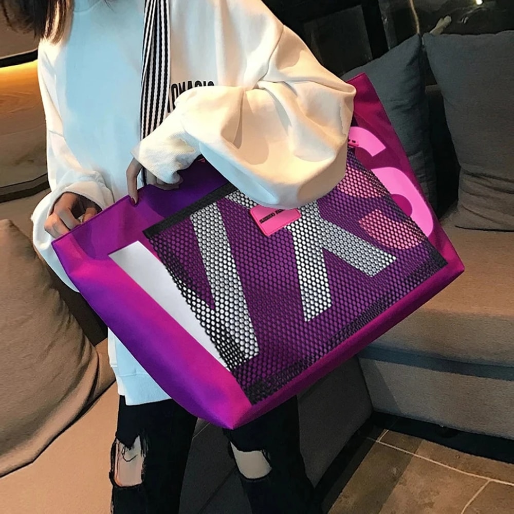 Waterproof Large Capacity Beach Tote Bag for Women Travel Shopping Shoulder Bag