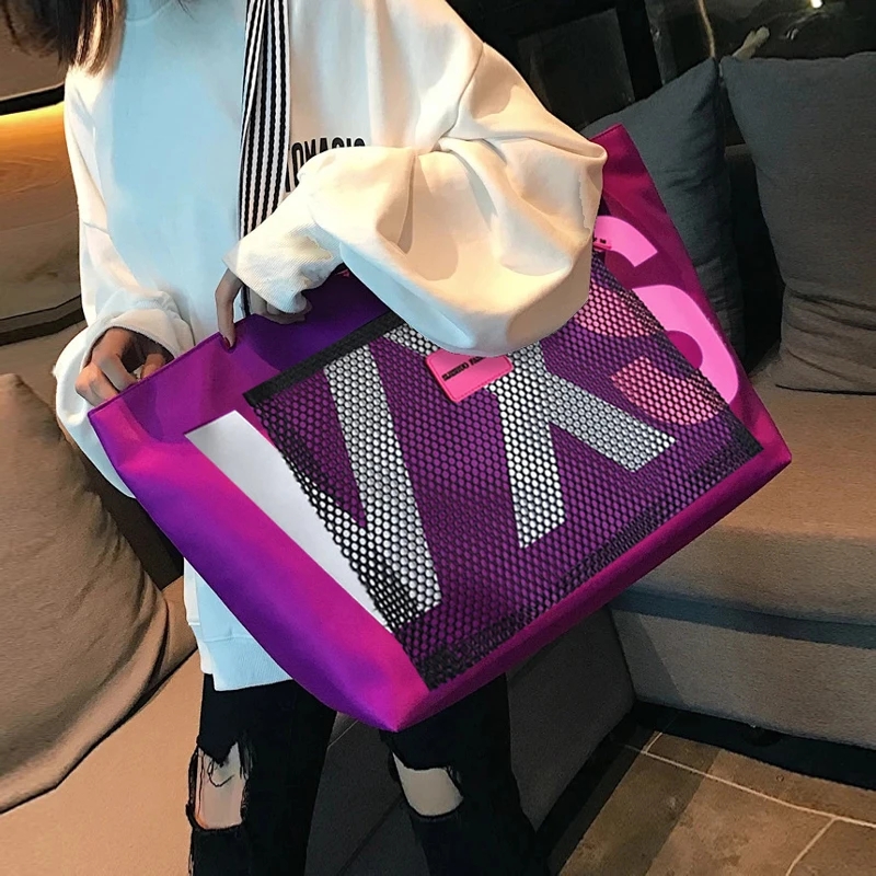 Waterproof Large Capacity Beach Tote Bag for Women Travel Shopping Shoulder Bag