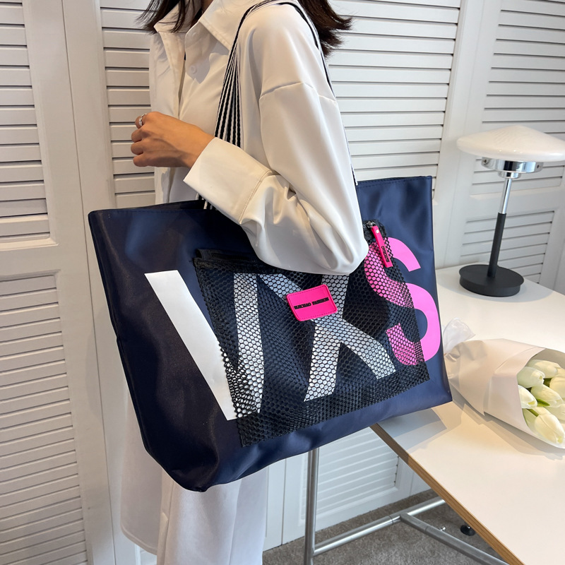 Waterproof Large Capacity Beach Tote Bag for Women Travel Shopping Shoulder Bag