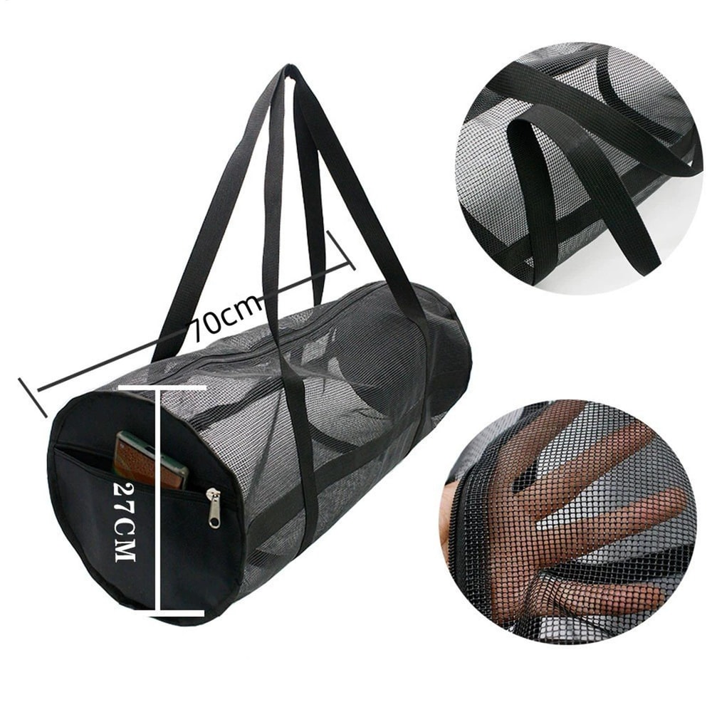 Portable Mesh Dive Bag Large Foldable Snorkel Gear Duffle For Travel Gym Water Sports 3