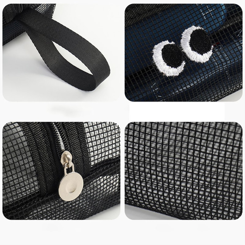 Large Mesh Beach Bag Quick Dry Sandproof Swim Tote With Shoulder Strap 1