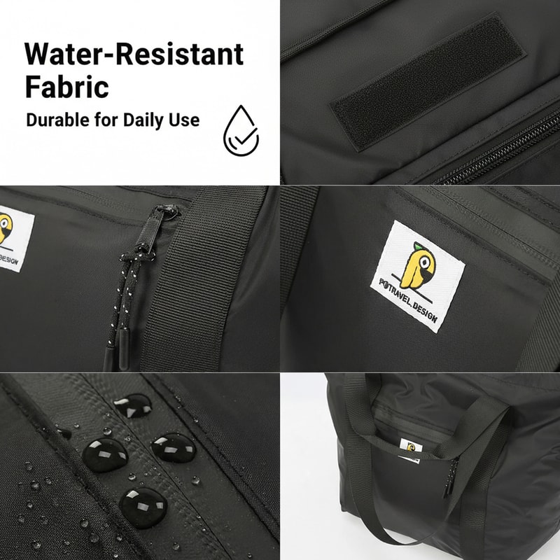 Foldable Travel Bag Large Capacity Carry On Tote Gym Duffel For Weekend And Fitness Use 6