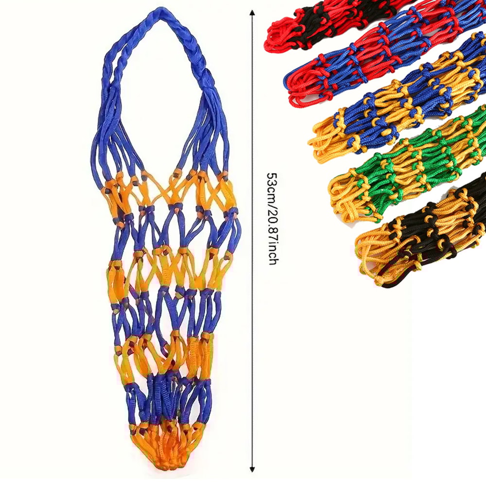Portable Sports Ball Carrier Net Bag Durable Mesh Storage for Basketball Soccer Volleyball