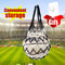 Portable Sports Ball Carrier Net Bag Durable Mesh Storage for Basketball Soccer Volleyball