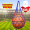 Portable Sports Ball Carrier Net Bag Durable Mesh Storage for Basketball Soccer Volleyball