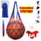 Portable Sports Ball Carrier Net Bag Durable Mesh Storage for Basketball Soccer Volleyball