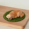 Realistic Sleeping Dog Figurine Set Golden Retriever Labrador Decor for Car Dashboard or Desk