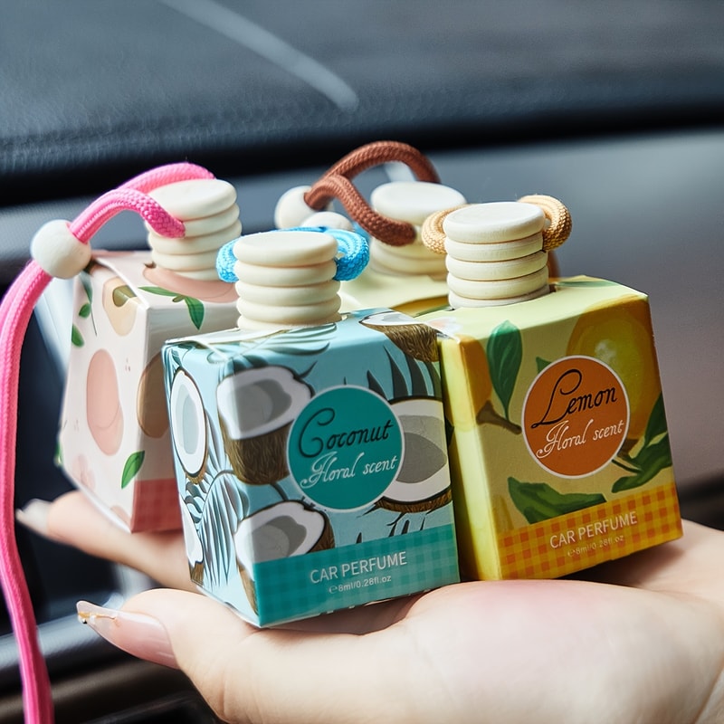 Premium Car Air Freshener Diffuser With Essential Oil Aromatherapy Kit 0