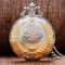 Vintage Soviet Hammer Sickle Pocket Watch Bronze Pendant Gift 3