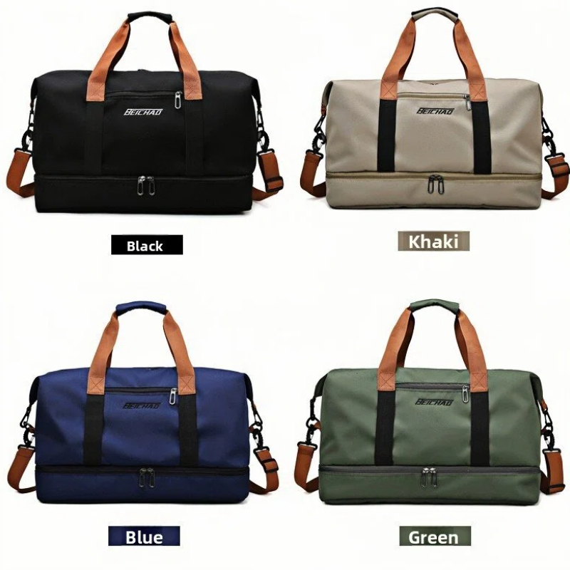 Large Capacity Travel Gym Bag Carry On Weekender Duffel with Shoulder Strap