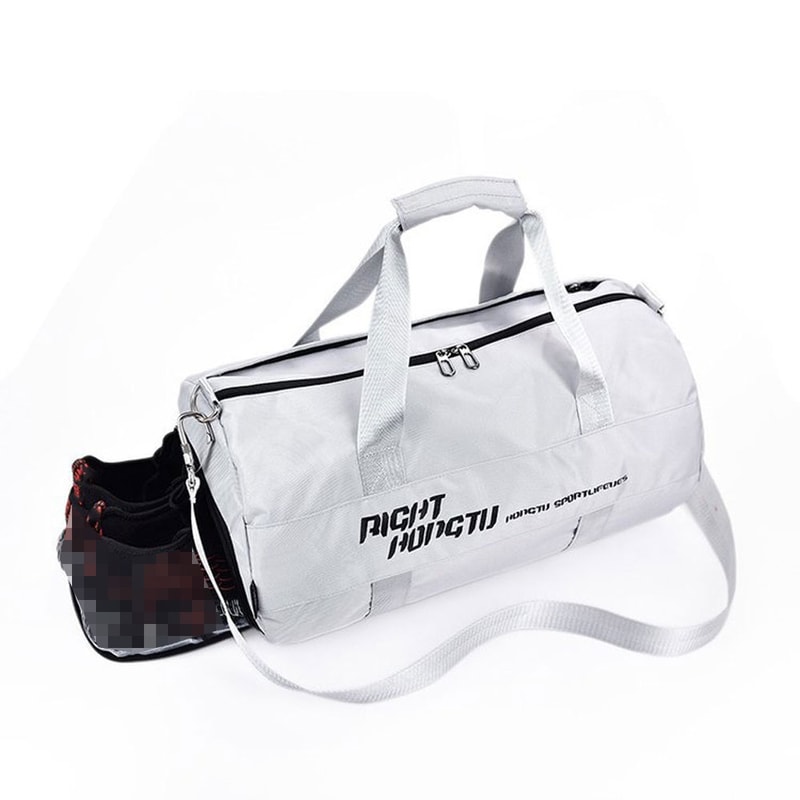 Waterproof Gym Bag with Shoe Compartment Dry Wet Travel Duffel for Men and Women