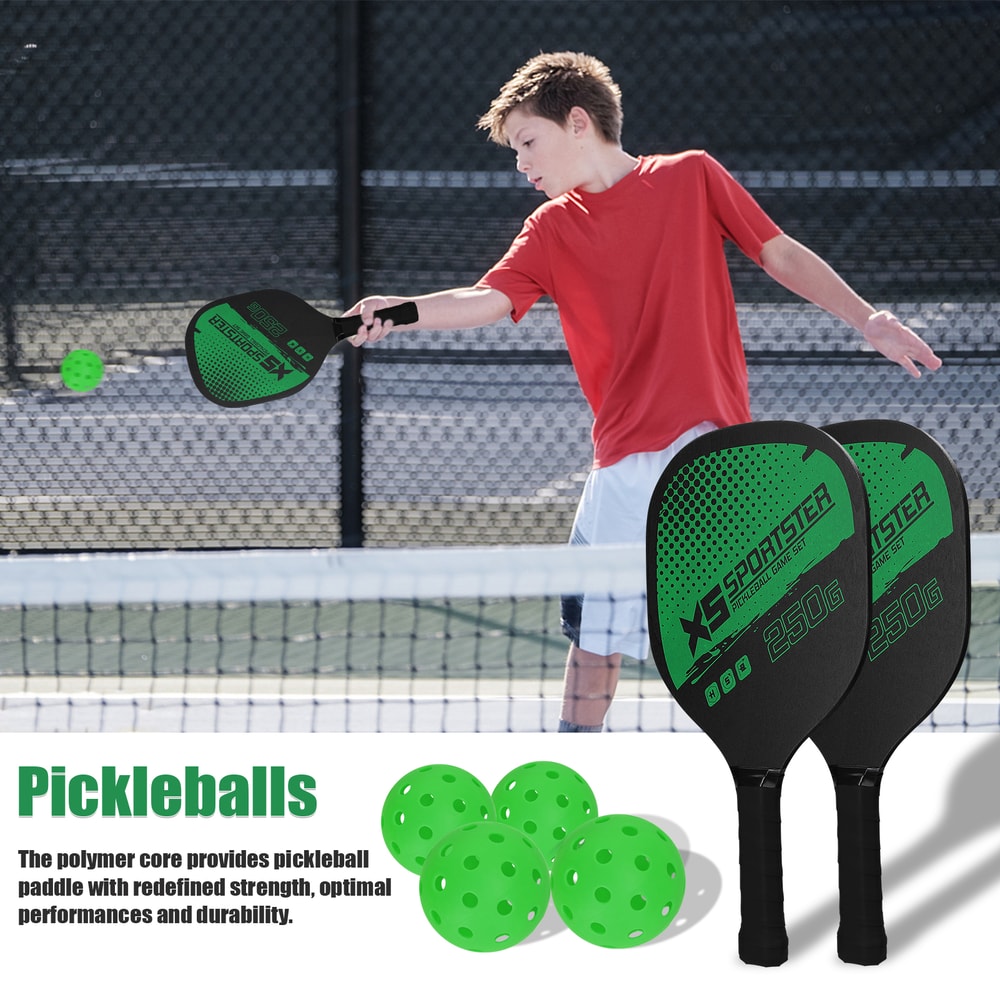 Complete Pickleball Paddle Set With Balls Portable Pickleball Paddle Set For Beginners And Pros 1