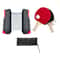 Portable Table Tennis Set with Retractable Net Ping Pong Paddles and Balls Kit