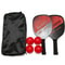 Complete Pickleball Paddle Set with Balls and Bag Non Slip Grip Pickleball Set
