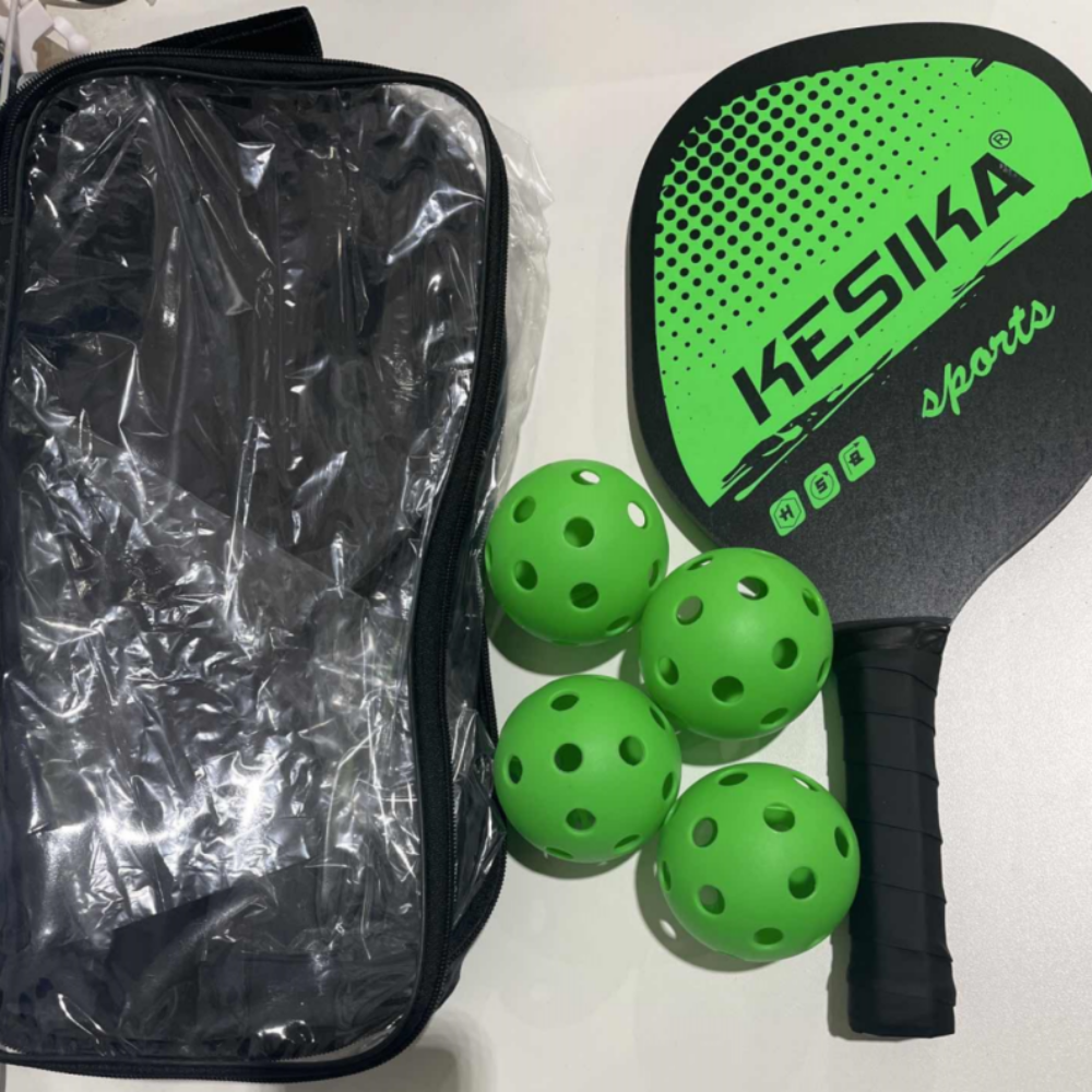 Complete Pickleball Paddle Set with Balls and Bag Non Slip Grip Pickleball Set