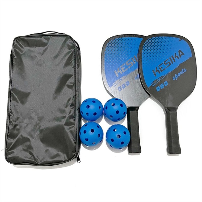 Complete Pickleball Paddle Set with Balls and Bag Non Slip Grip Pickleball Set
