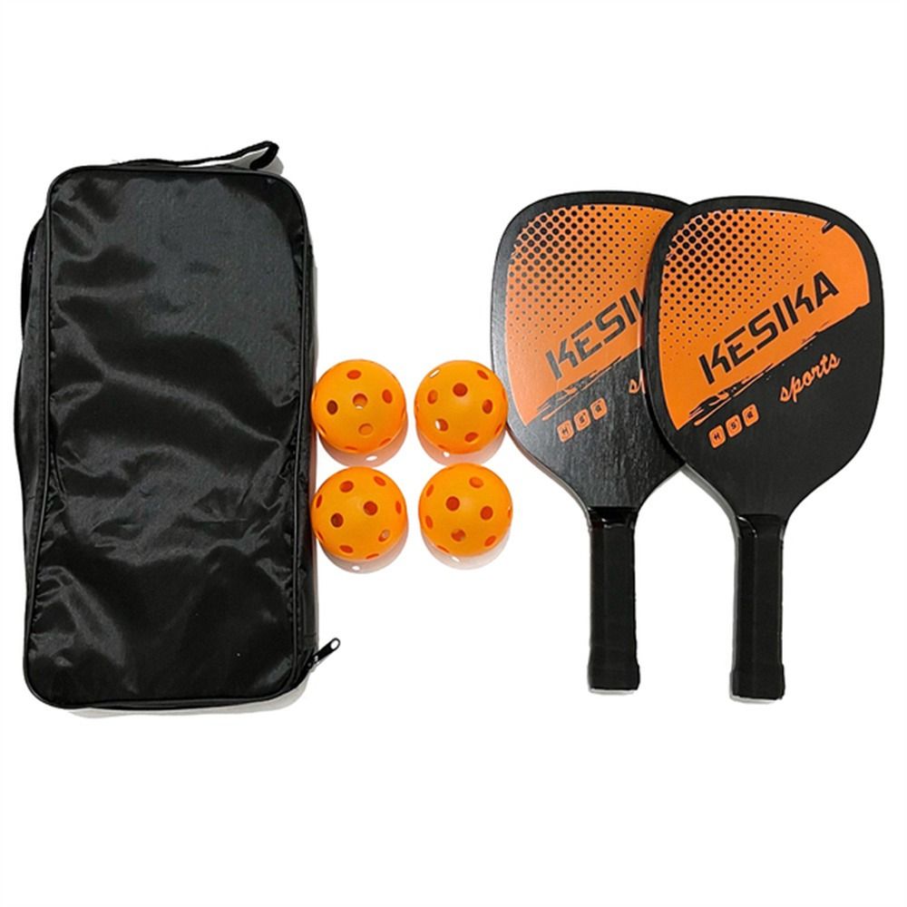 Complete Pickleball Paddle Set with Balls and Bag Non Slip Grip Pickleball Set