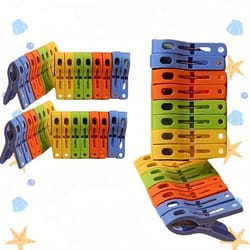 heavy duty windproof clothes clips large laundry drying pins set